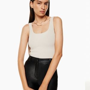 Babaton Sculpt Knit Squareneck Tank